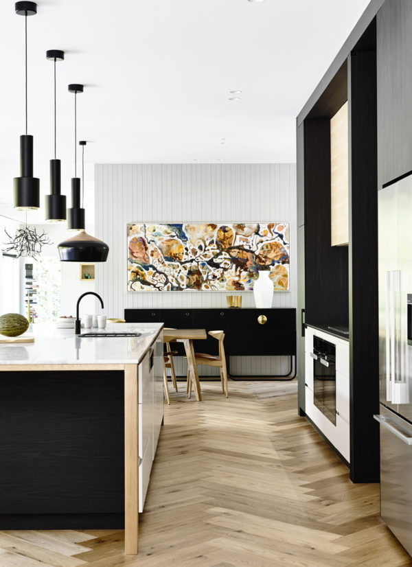 Modern living room featuring Rosslyn flooring by Fiona Austin
