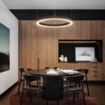 Modern office space featuring Royal Oak Floors in a natural finish