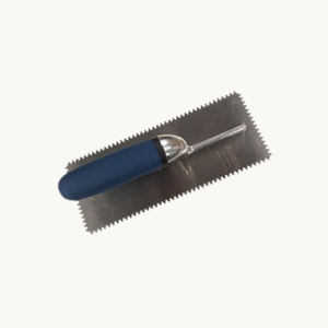 Bostik Ultraset SF V-Notch Trowel used for floor installation