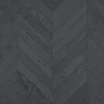 intrinsic black chevron engineered oak timber flooring