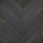 brown black herringbone engineered oak timber flooring