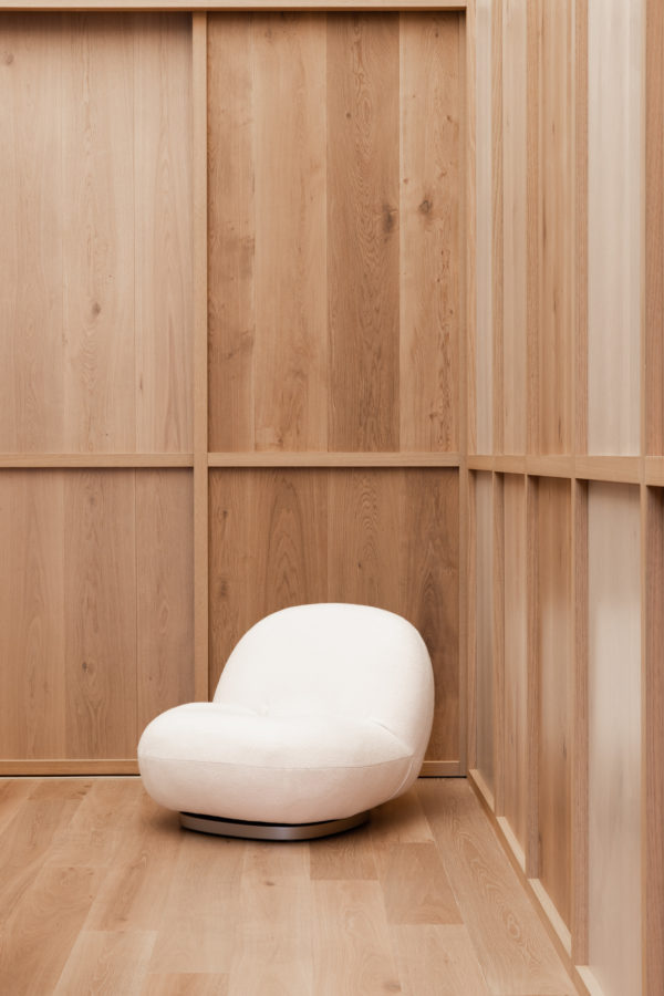 Stylish interior with natural wood flooring by Royal Oak.