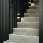 Vertical showcase of The Black timber flooring with rich tones.