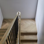 Architectural interior view of a modern space with Royal Oak floors.